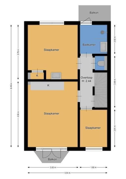 Van Beuningenstraat 3, Hilversum plattegrond-29