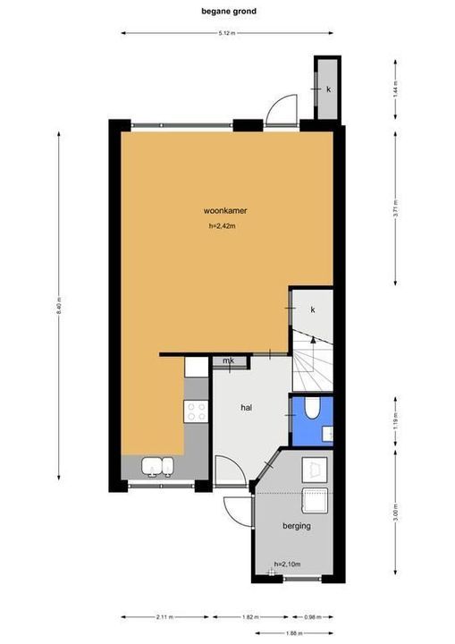 Zwinglilaan 62, Hilversum plattegrond-34
