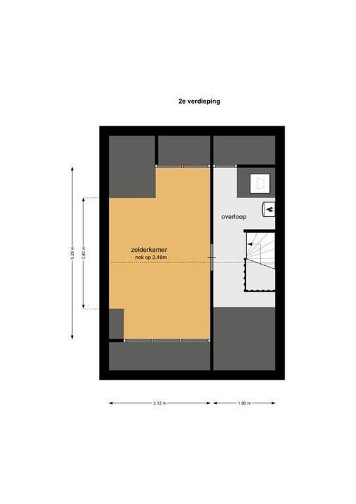 Zwinglilaan 62, Hilversum plattegrond-34