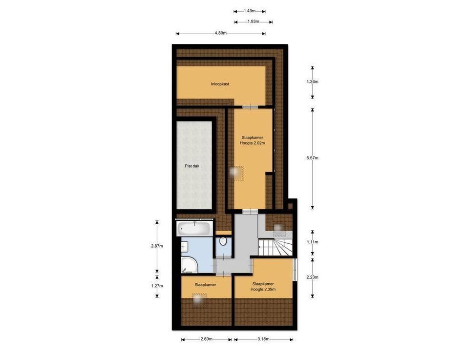 Melkweg 68 A, Laren plattegrond-28