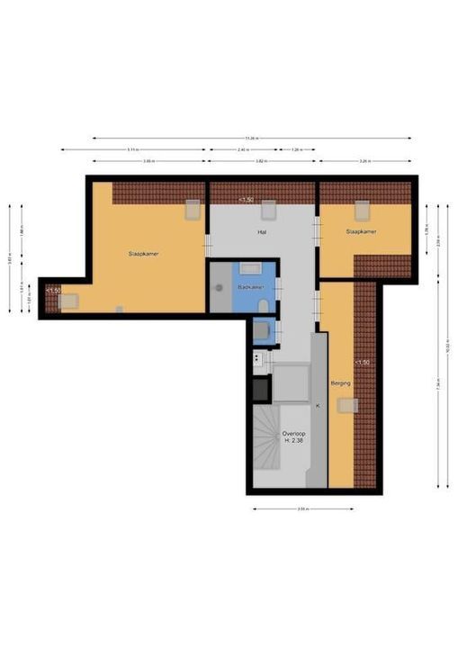 Steijnlaan 13 H, Hilversum plattegrond-36