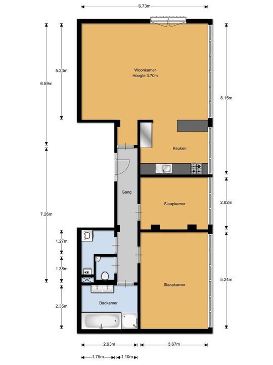 Larenseweg 36 D, Hilversum plattegrond-33