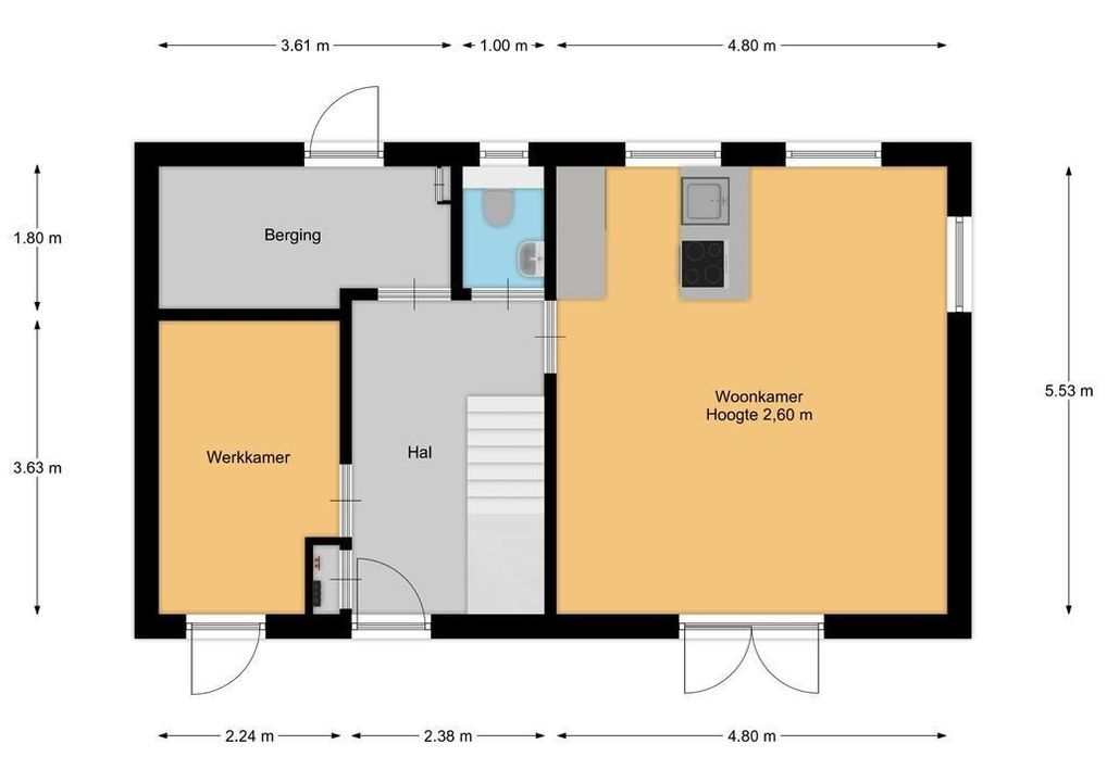 Van Riebeeckweg 40, Hilversum plattegrond-19