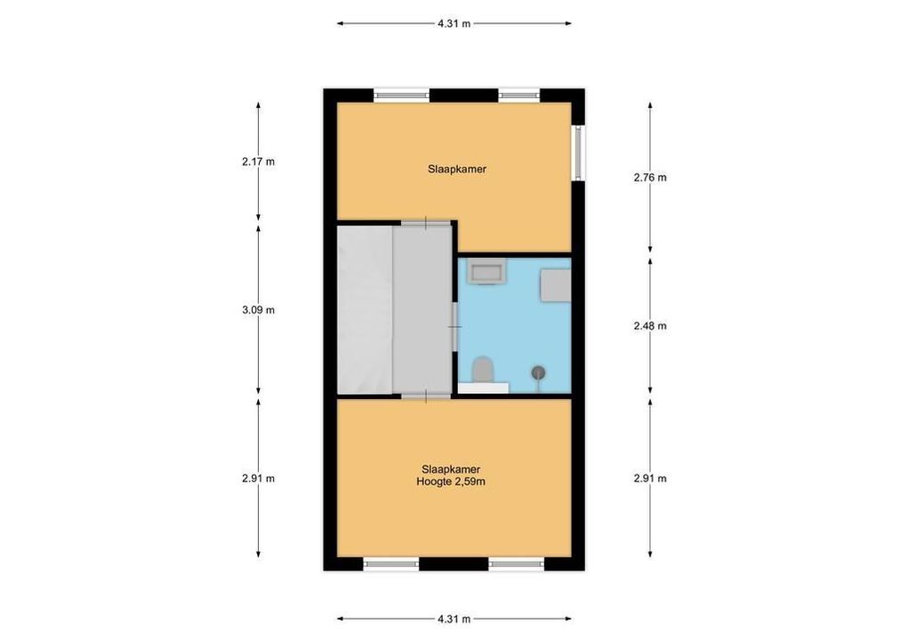 Comes Oolenstraat 16, Hilversum plattegrond-30