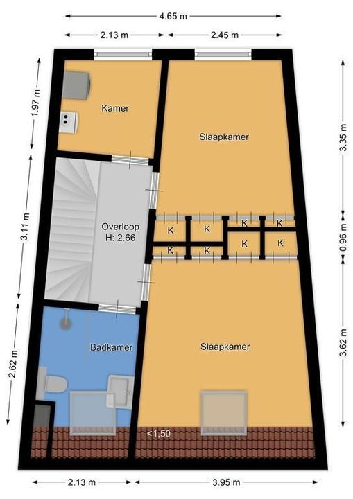 Fort Heemstedestraat 57, Weesp plattegrond-21
