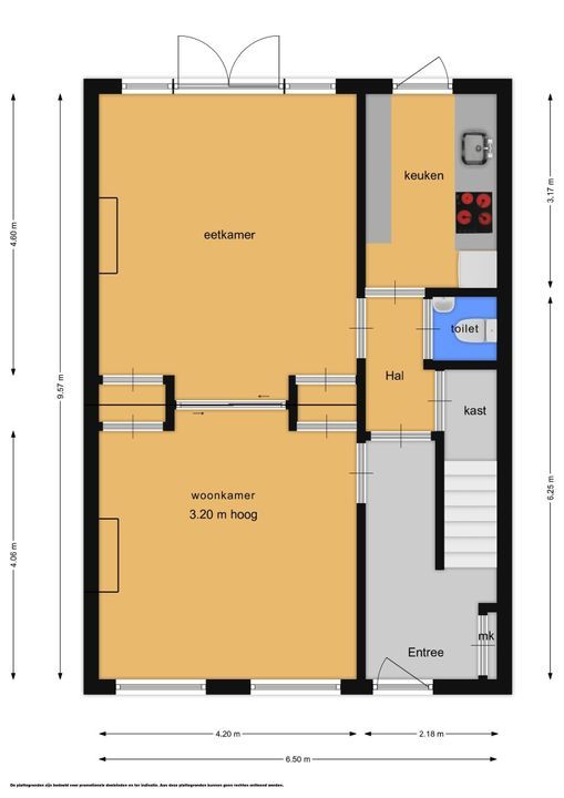 Spoorstraat 5, Weesp plattegrond-44