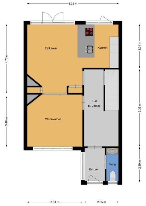 Roemer Visscherlaan 22, Bussum plattegrond-31