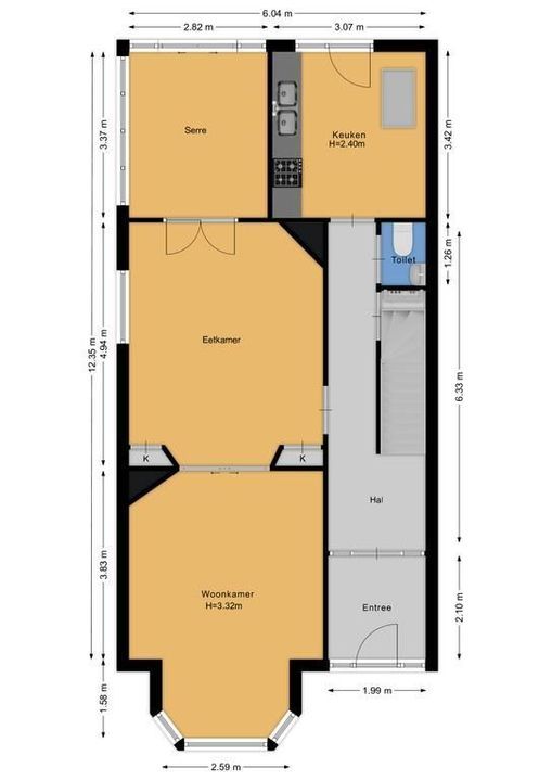 Oude Amersfoortseweg 35, Hilversum plattegrond-35