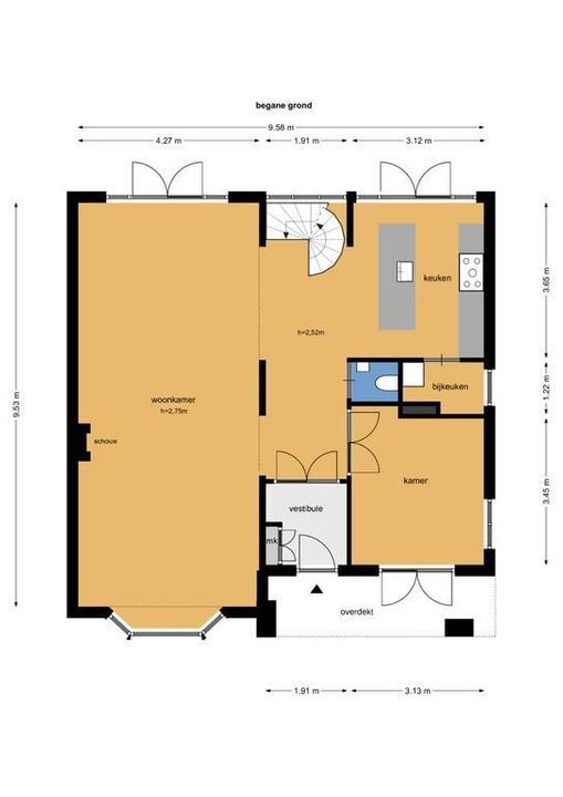 Nassaulaan 62 *, Hilversum plattegrond-25