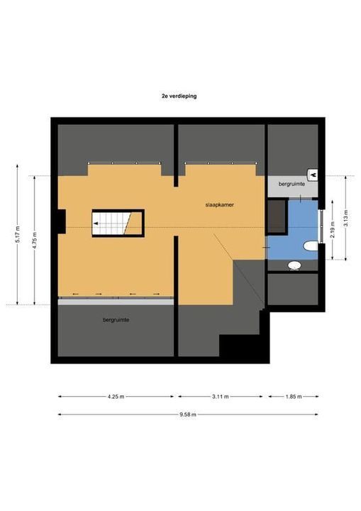 Nassaulaan 62 *, Hilversum plattegrond-25