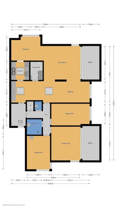 P.C. Hooftweg 35, Hilversum plattegrond-19