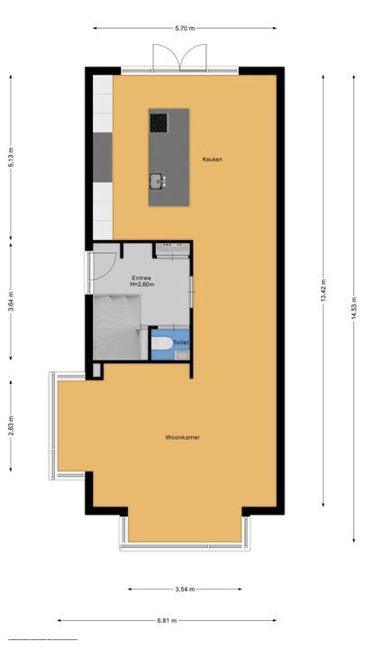 Bosquetlaan 8, Hilversum plattegrond-74