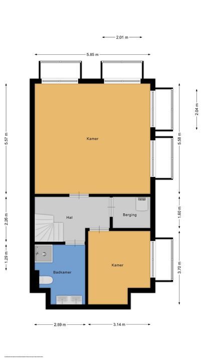 Godelindeweg 18 A, Hilversum plattegrond-8