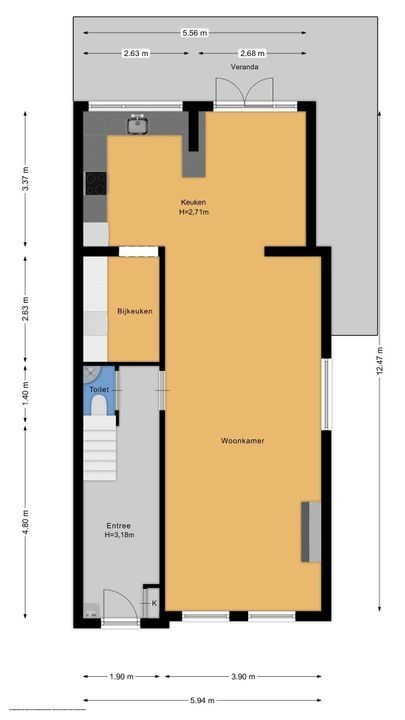 Mauritslaan 10, Hilversum plattegrond-53