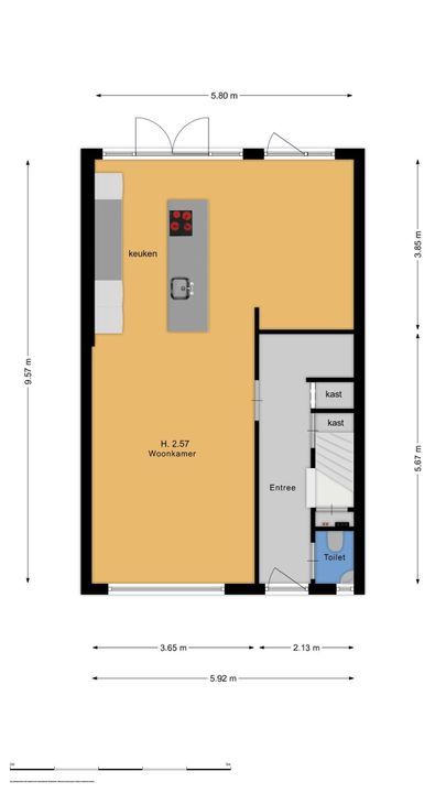 Top Naefflaan 40, Bussum plattegrond-32