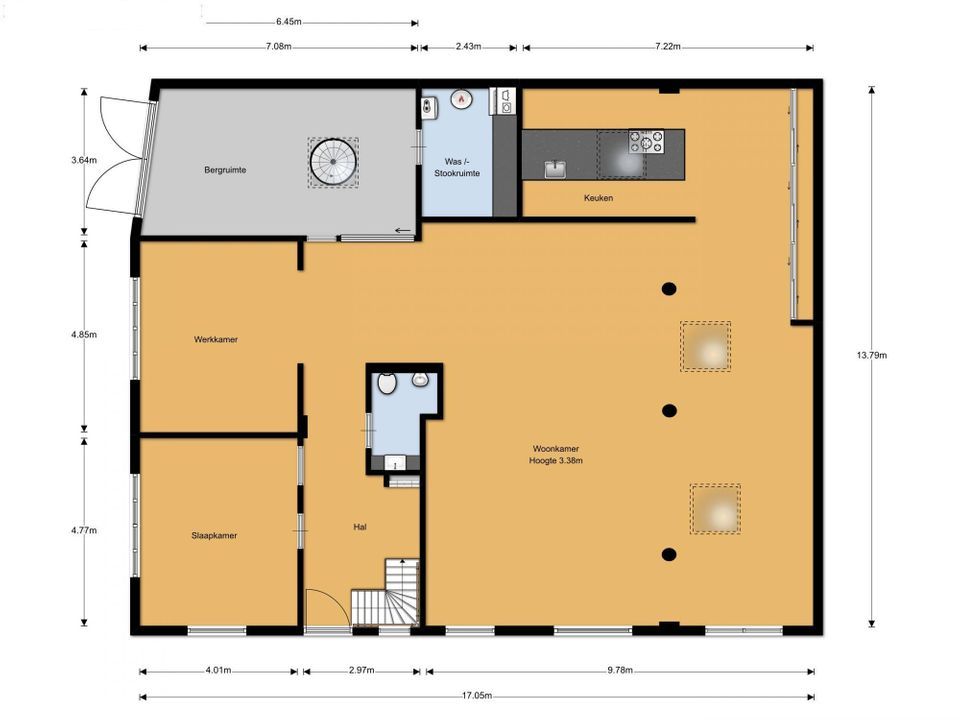 Rozenstraat 59, Hilversum plattegrond-45