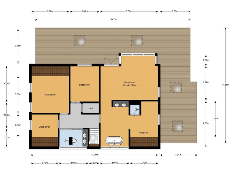 Rozenstraat 59, Hilversum plattegrond-45