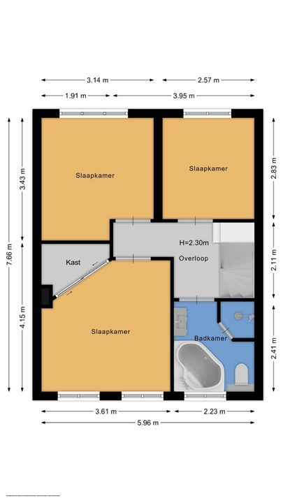 Berlagelaan 115, Hilversum plattegrond-30