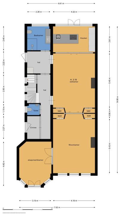 Zonnelaan 14, Hilversum plattegrond-43