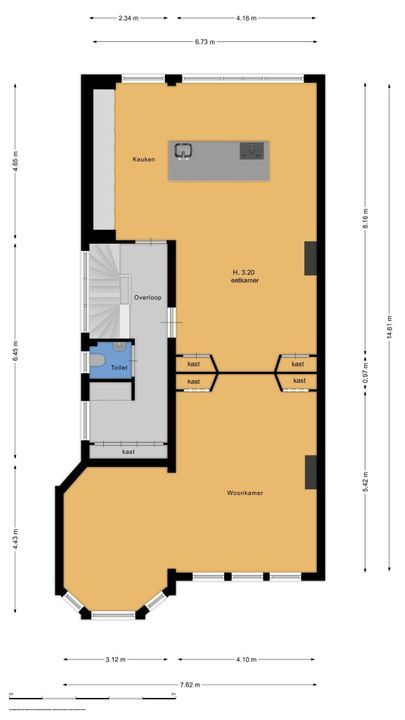 Zonnelaan 14, Hilversum plattegrond-43