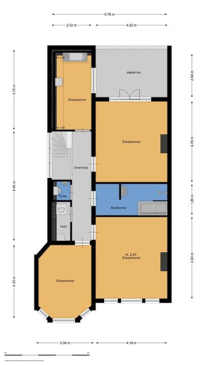 Zonnelaan 14, Hilversum plattegrond-43