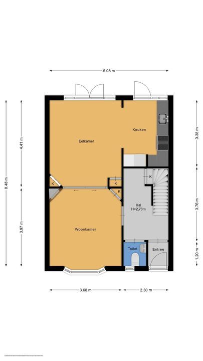 Ruysdaellaan 27, Hilversum plattegrond-46