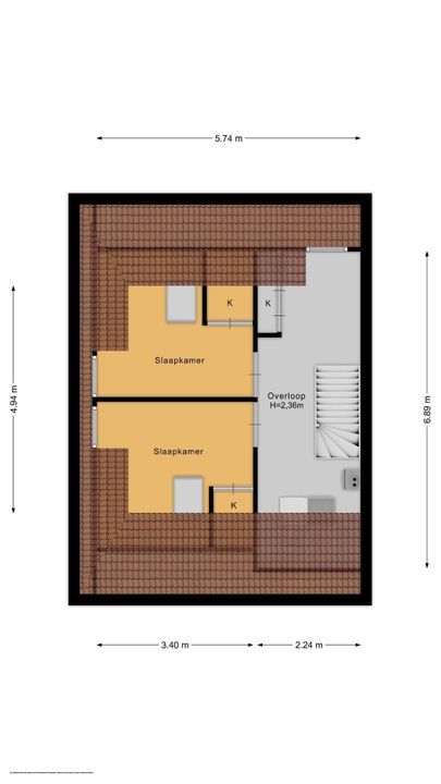 Ruysdaellaan 27, Hilversum plattegrond-46