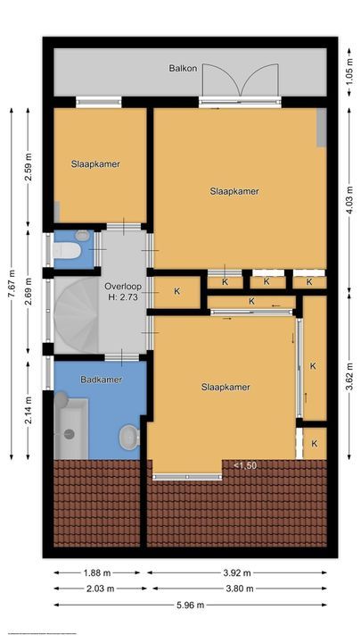 Graaf Florislaan 52, Bussum plattegrond-18