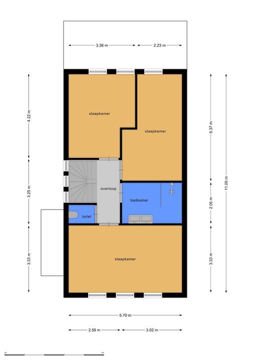 Bosquetlaan 1, Hilversum plattegrond-20