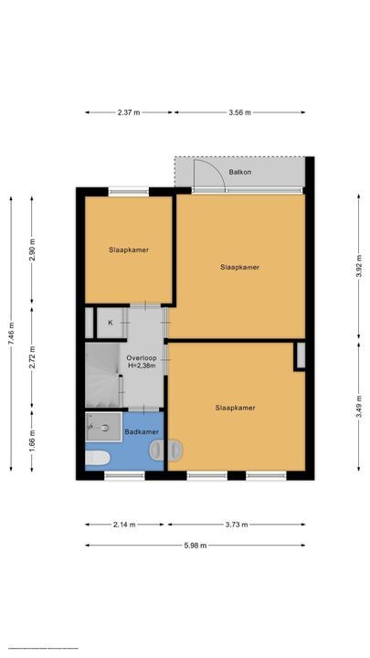 Wielewaallaan 10, Bussum plattegrond-20