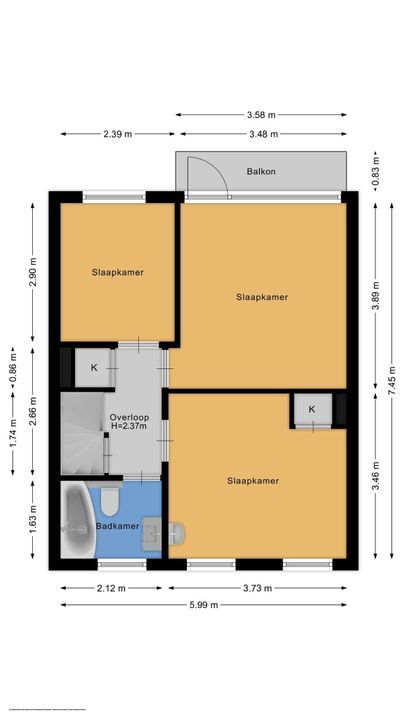 Wielewaallaan 34, Bussum plattegrond-27