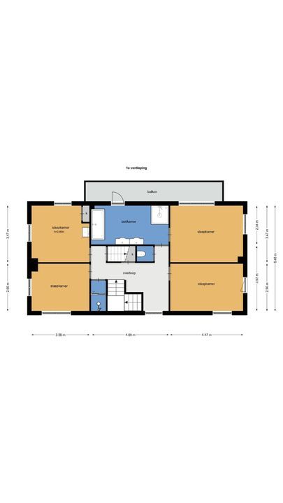 Vosmaerlaan 39, Hilversum plattegrond-55