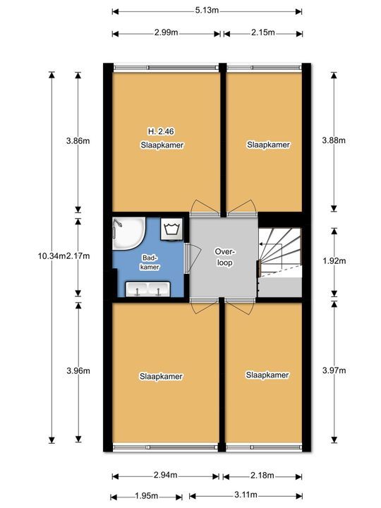 Karel Doormanlaan 404, Hilversum plattegrond-16