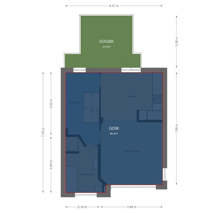 Bodemanstraat 47, Hilversum plattegrond-41