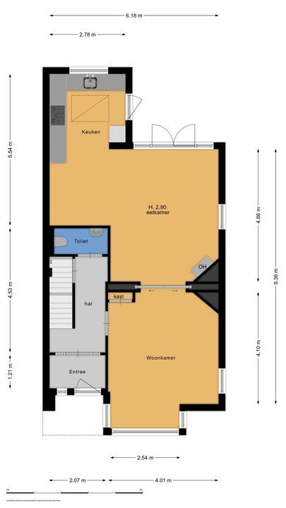 Gijsbrecht van Amstelstraat 403, Hilversum plattegrond-22