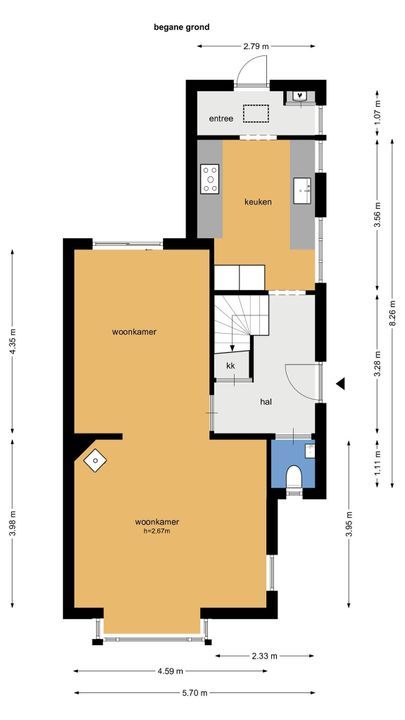 Van de Sande Bakhuyzenstraat 110, Hilversum plattegrond-44