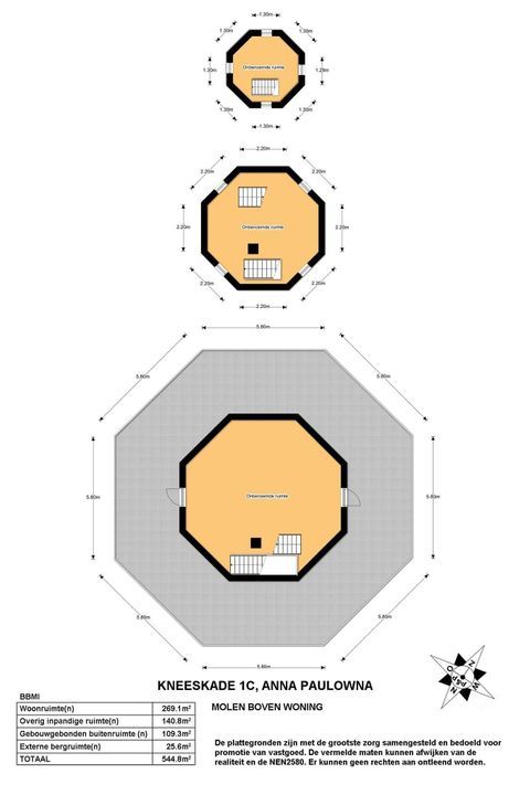 Kneeskade 1 C, Anna Paulowna plattegrond-24
