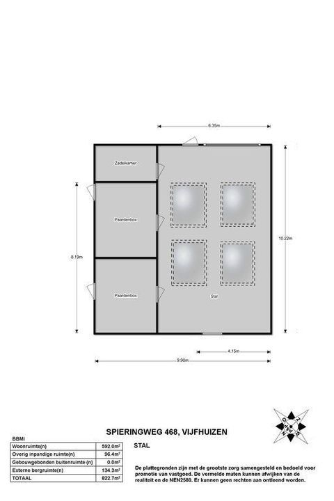 Spieringweg 468, Vijfhuizen plattegrond-35