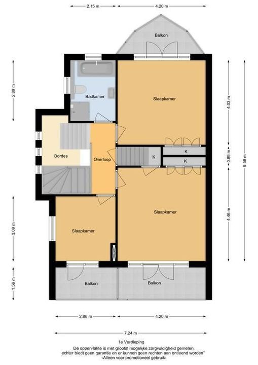 Pieter de Hooghstraat 36, Heemstede plattegrond-39