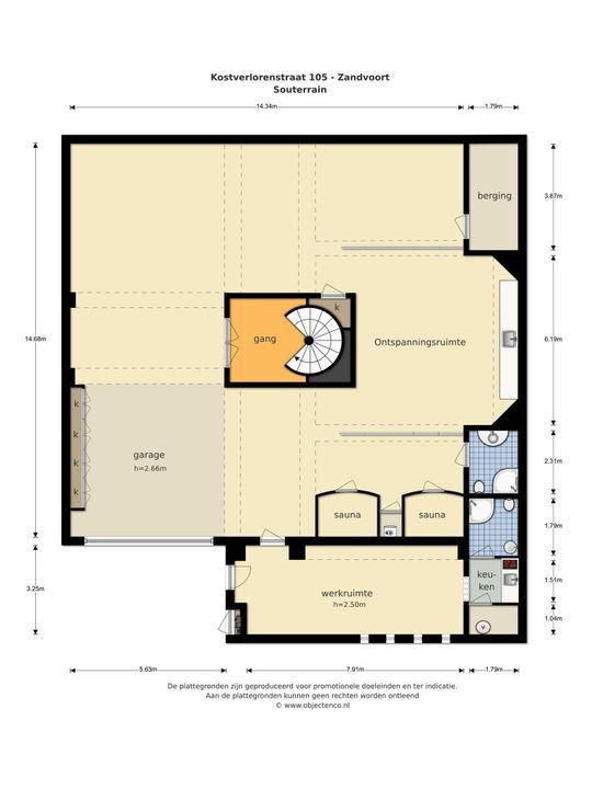 Kostverlorenstraat 105, Zandvoort plattegrond-50