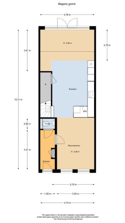 Busken Huetstraat 20, Haarlem plattegrond-40