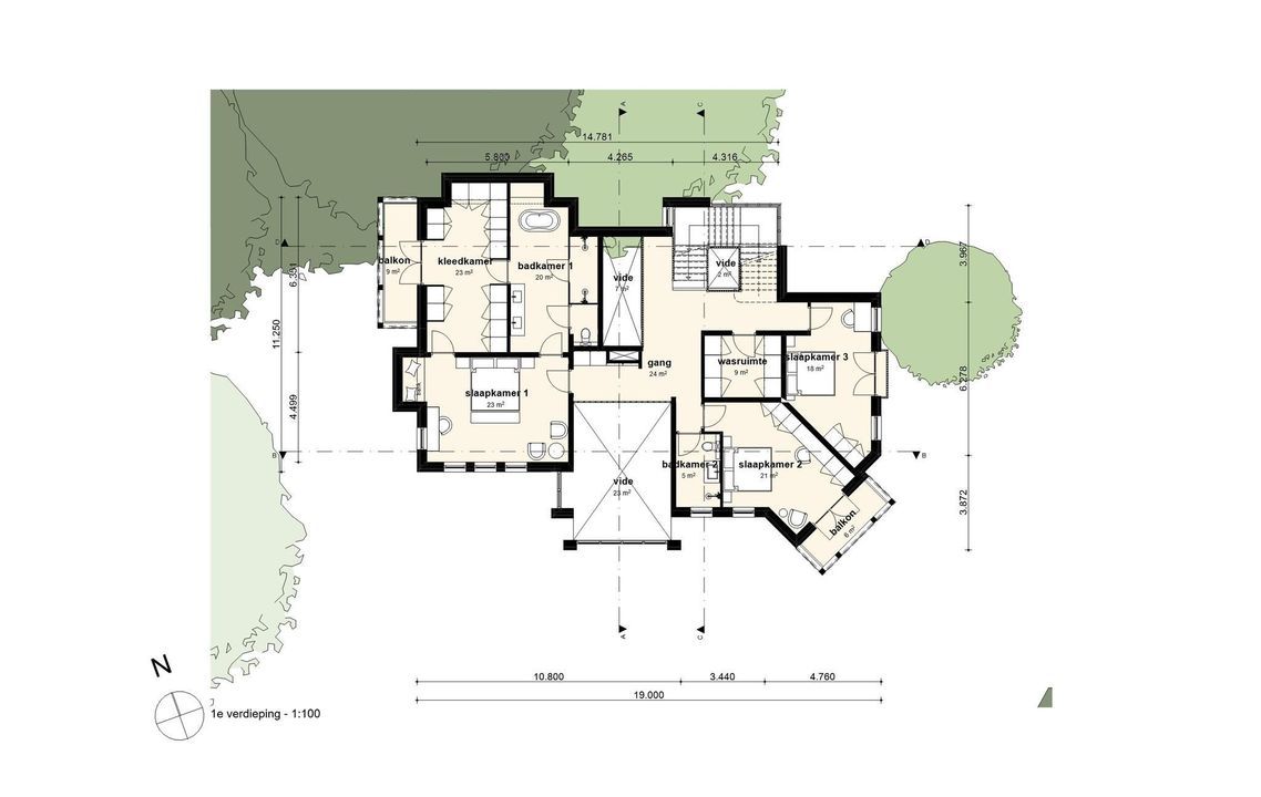 Van Vollenhovenlaan 1, Aerdenhout plattegrond-9