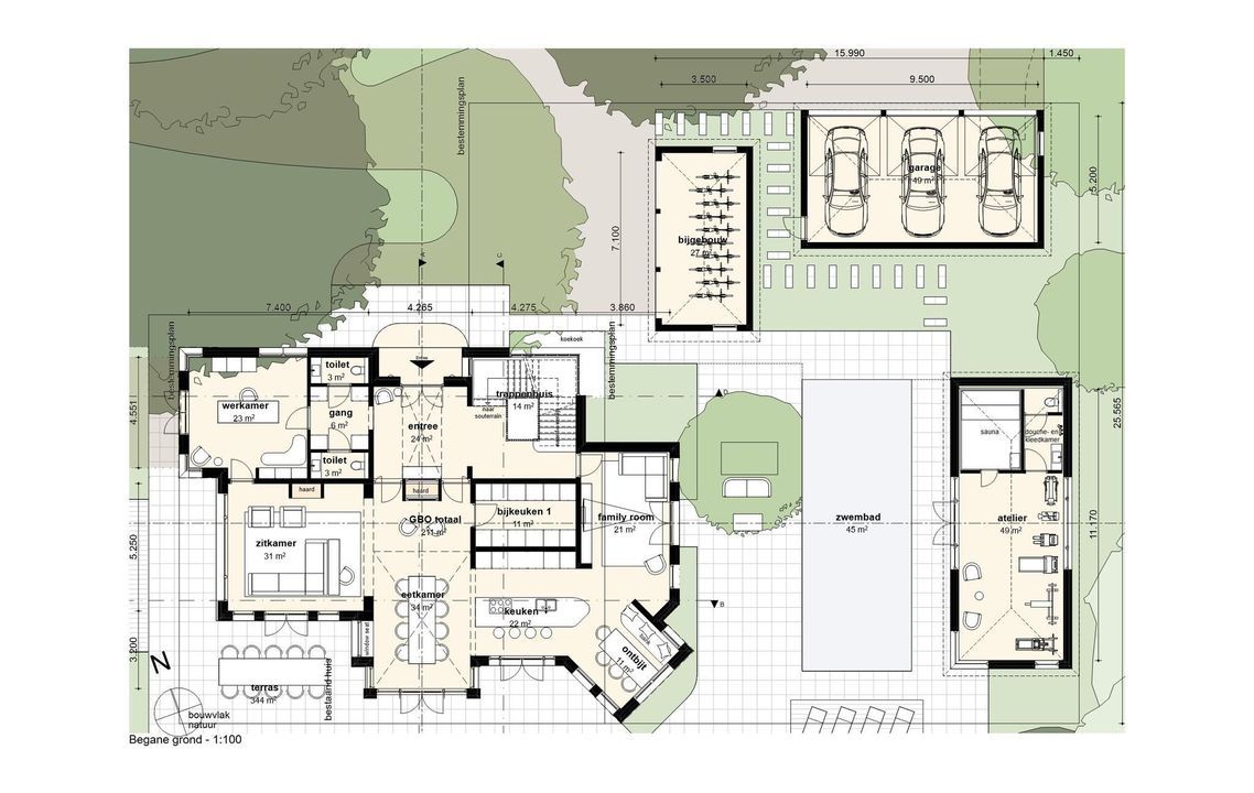Van Vollenhovenlaan 1, Aerdenhout plattegrond-9