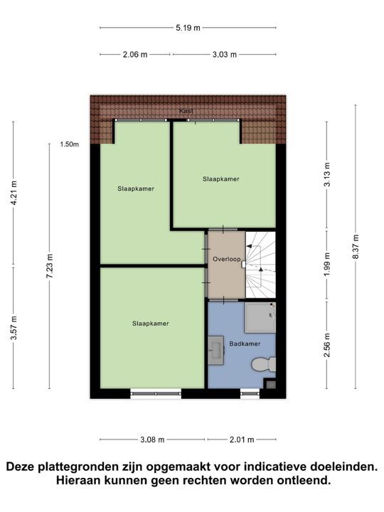 Bernadettegang 24, Zoetermeer plattegrond-35