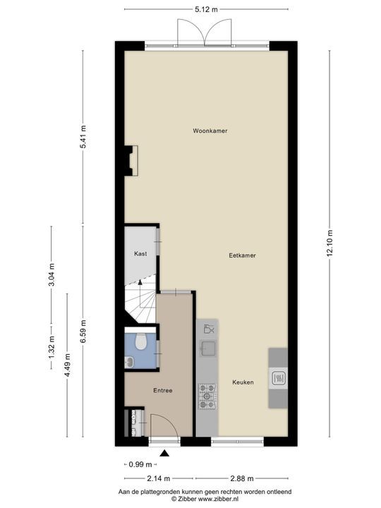 Graan voor Visch 55, Waddinxveen plattegrond-41
