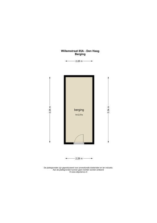 Willemstraat 85 A, Den Haag plattegrond-25