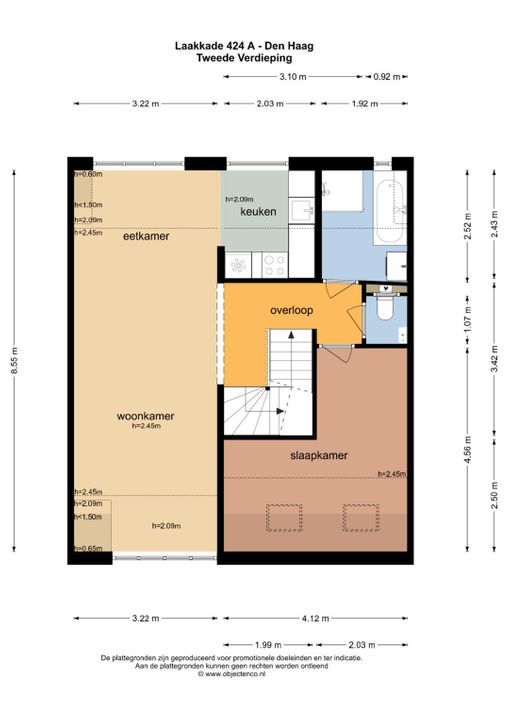 Laakkade 424 A, Den Haag plattegrond-30