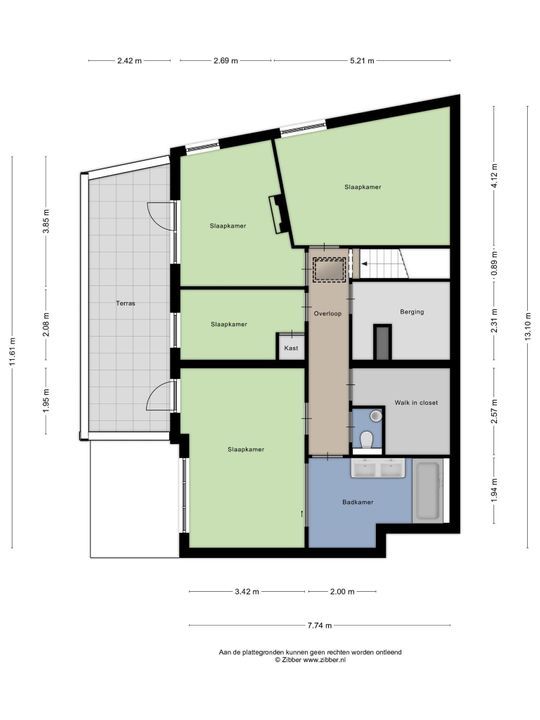 Eikenlaan 81, Voorschoten plattegrond-51