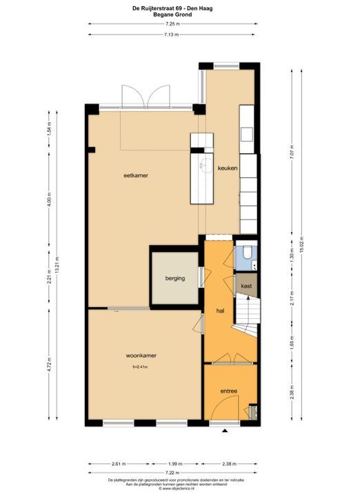 De Ruijterstraat 69, Den Haag plattegrond-44