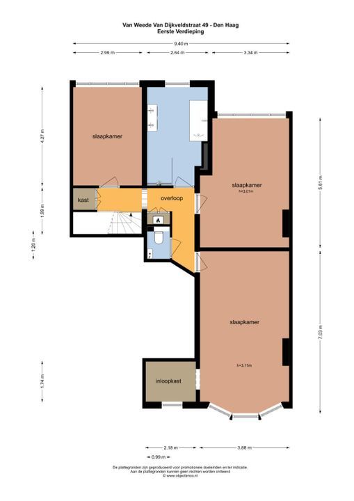 Van Weede van Dijkveldstraat 49, Den Haag plattegrond-47